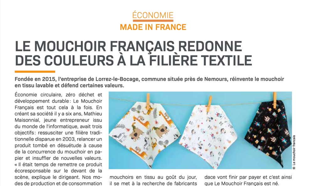 Article Magazine Le Moniteur 77