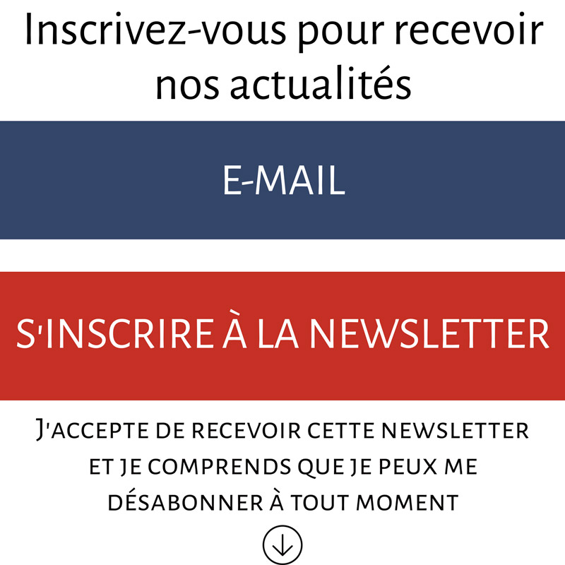 Inscription Newsletter Le Mouchoir Français