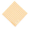 Mouchoir en tissu Vichy jaune