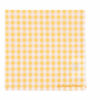 Mouchoir en tissu Vichy jaune