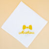 Mouchoir personnalisable broderie