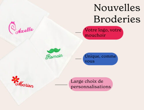 L’Iconique – Nouveau Mouchoir Brodé