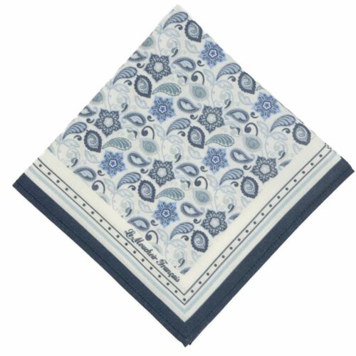 Mouchoir en tissu de luxe - L'Élégant - Bleu