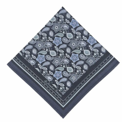 Mouchoir en tissu de luxe - L'Élégant - Bleu Nuit