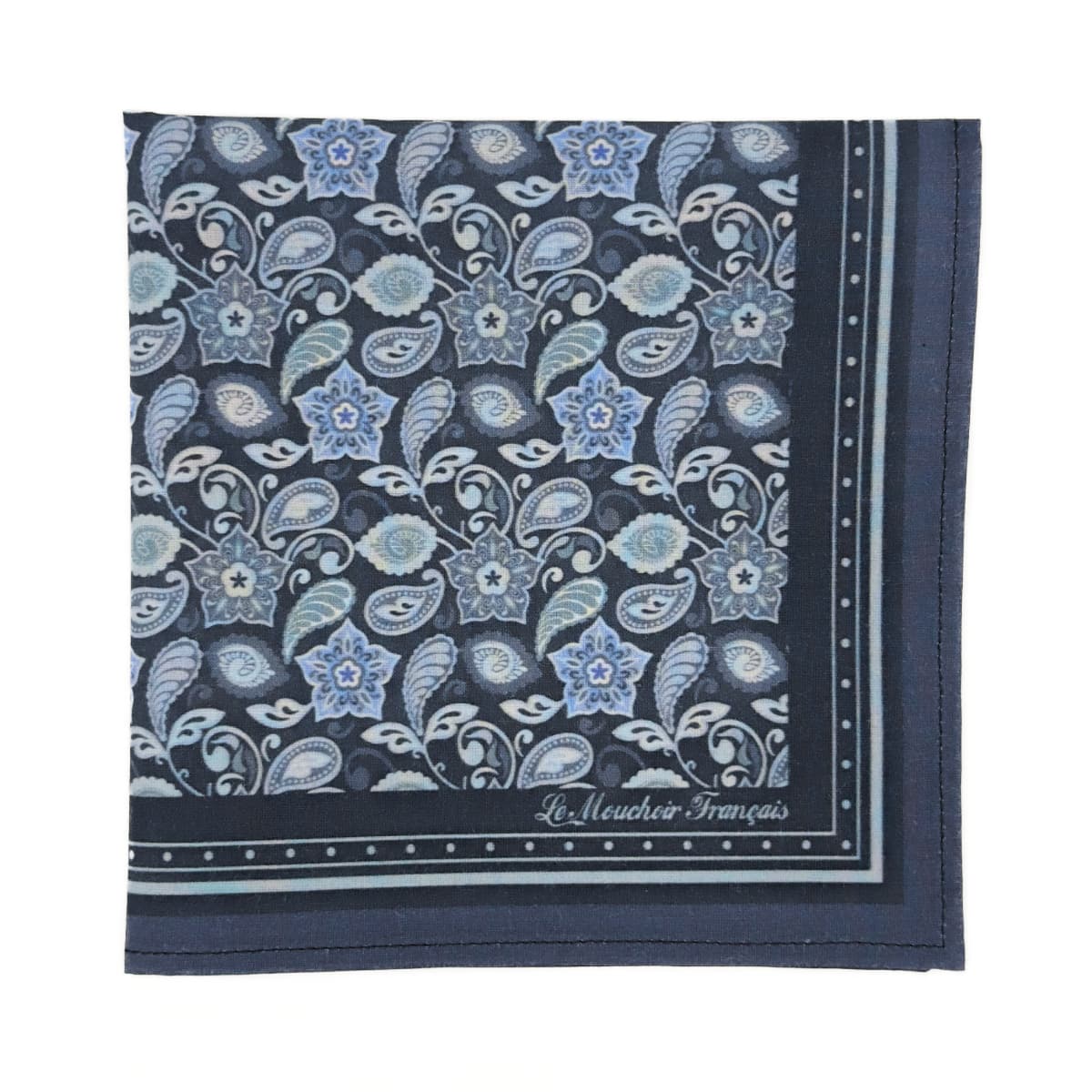 Mouchoir en tissu de luxe - L'Élégant - Bleu Nuit